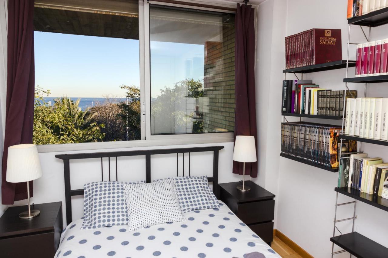 Vila Olimpica Skyline Barcelona Zimmer foto