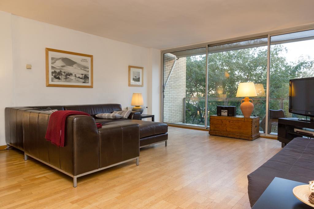 Vila Olimpica Skyline Barcelona Zimmer foto