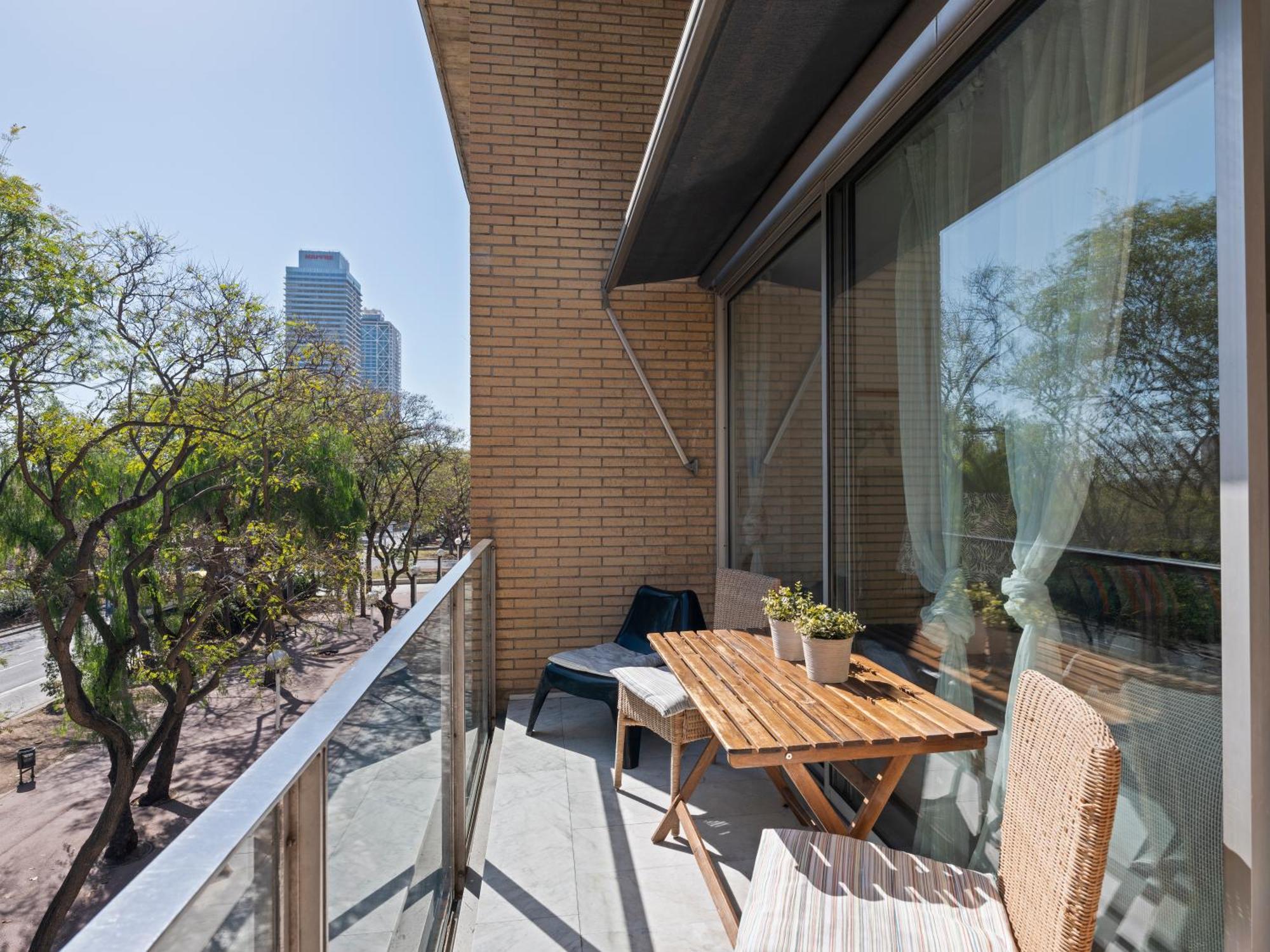 Vila Olimpica Skyline Barcelona Exterior foto